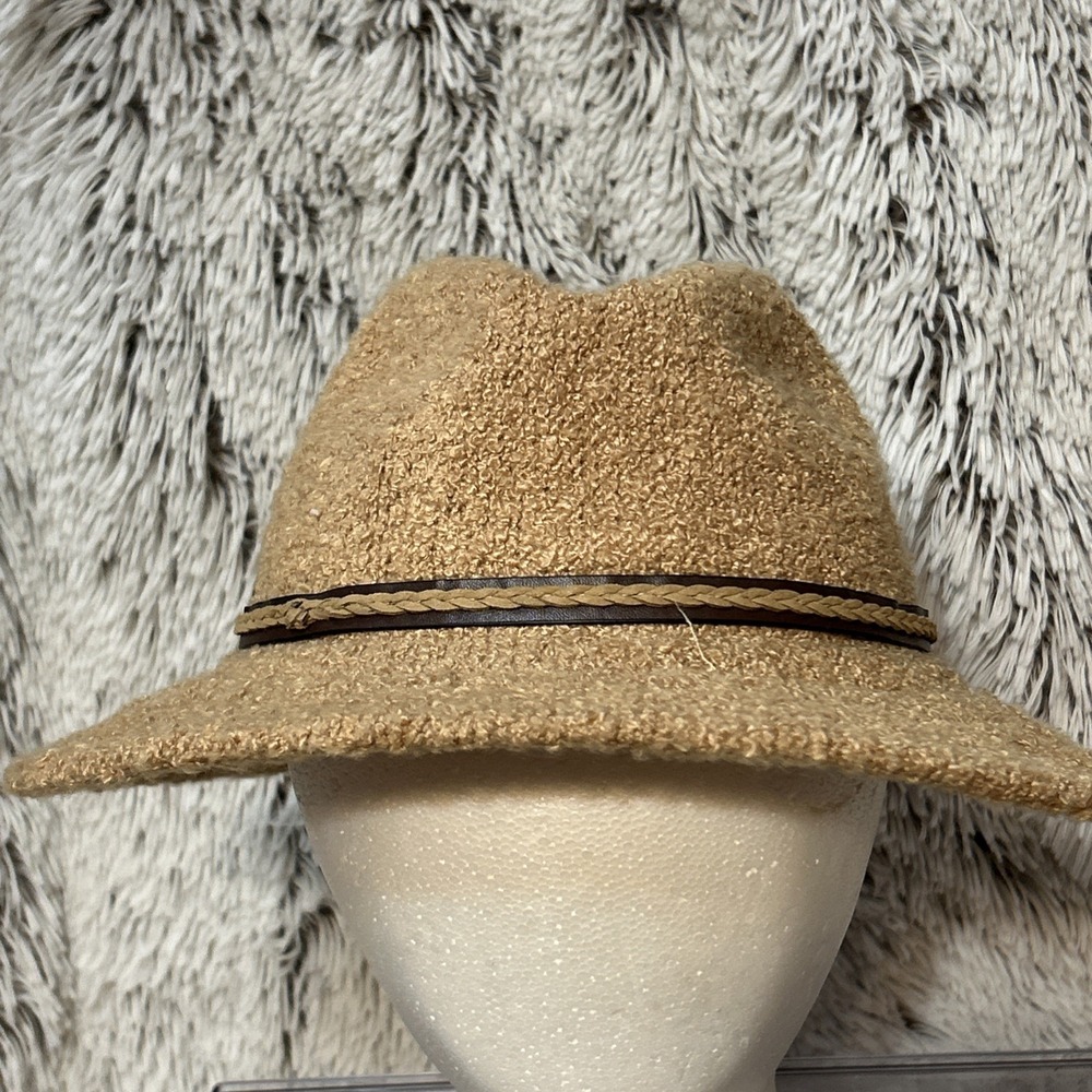Scala Women's Soft Sun Hat Adjustable Size Handmade Braided Band Tan OSFM NWT - Picture 6 of 10